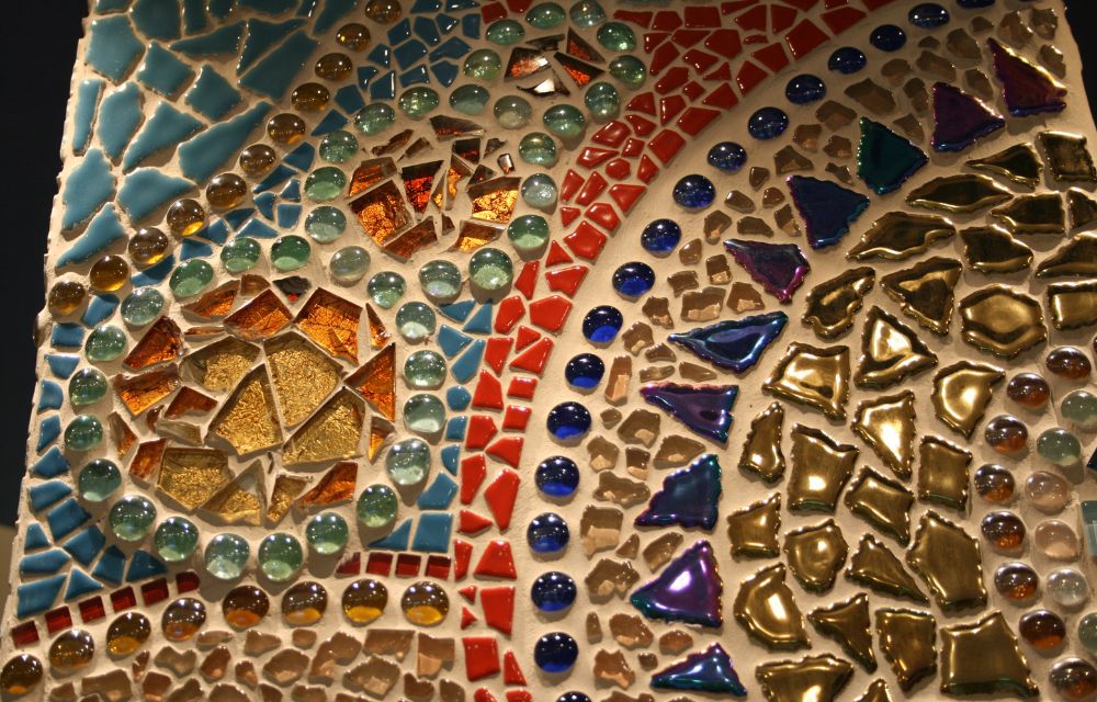 Anne Boddin Mosaike Mosaik Säule (3)