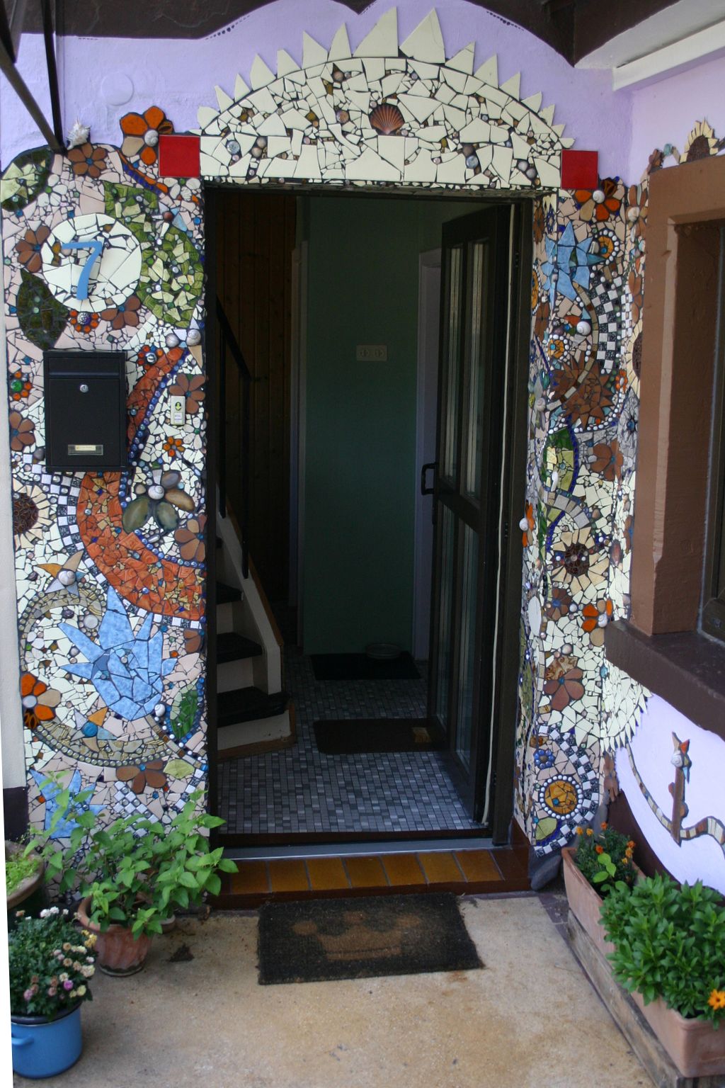 Hausnummern Hauseingang Anne Boddin Mosaike